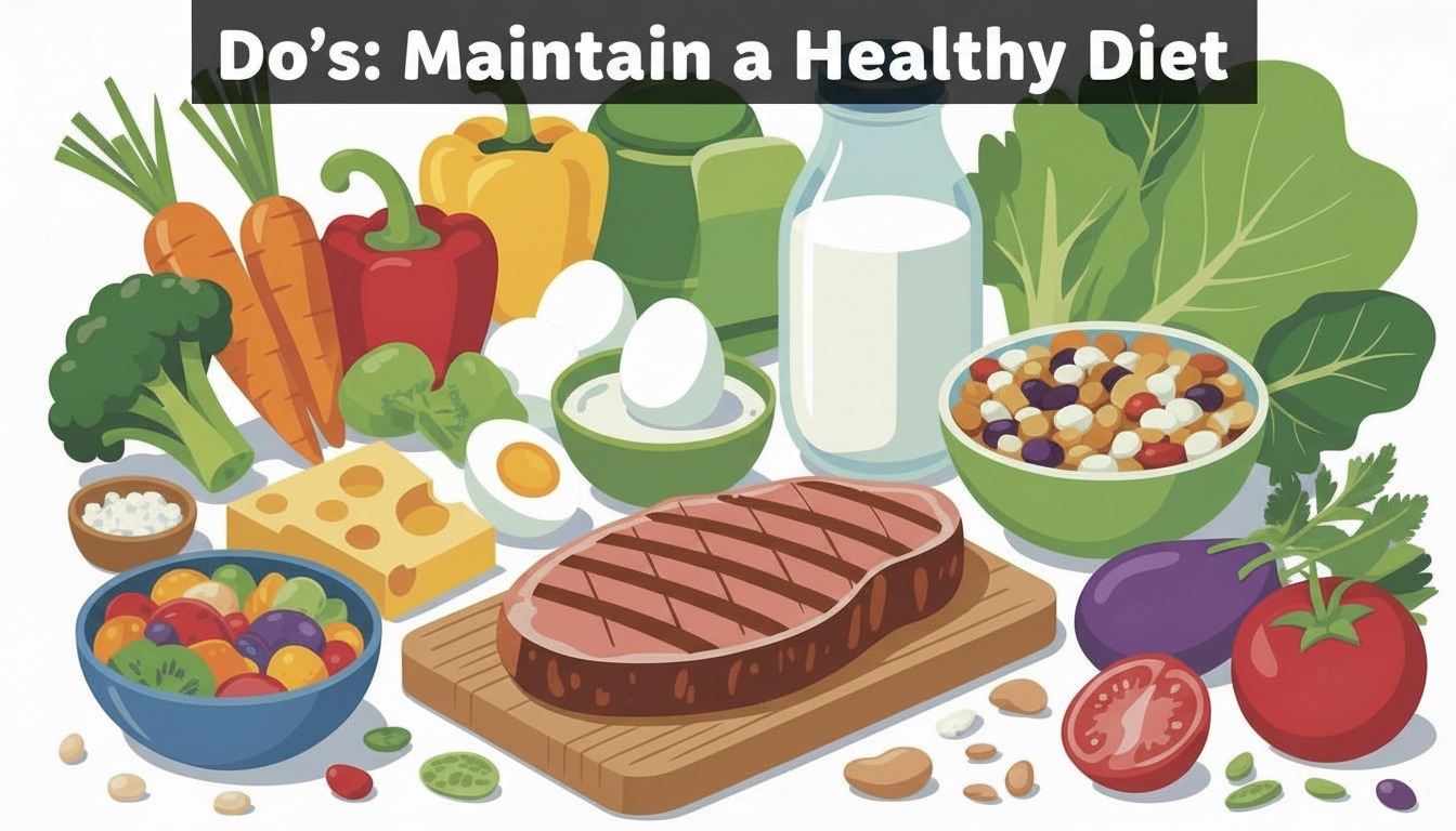 Maintain a Healthy Diet