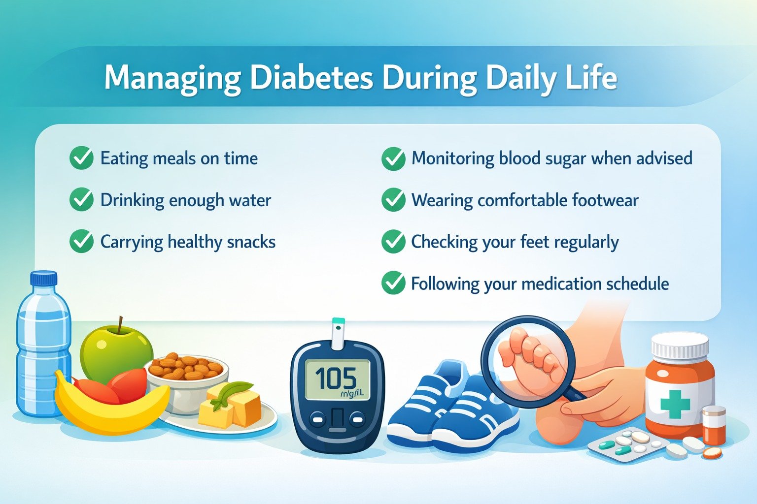Managing Diabetes During Daily Life